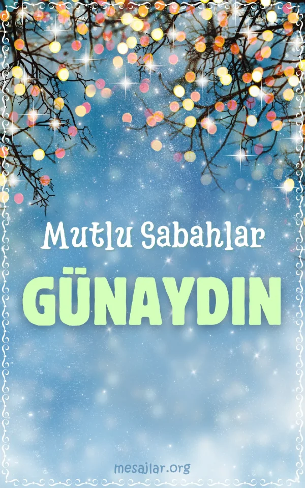resimli günaydın mutlu sabahlar mesajı