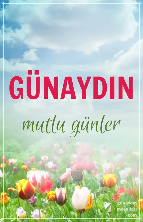 resimli günaydın iyi sabahlar mesajı