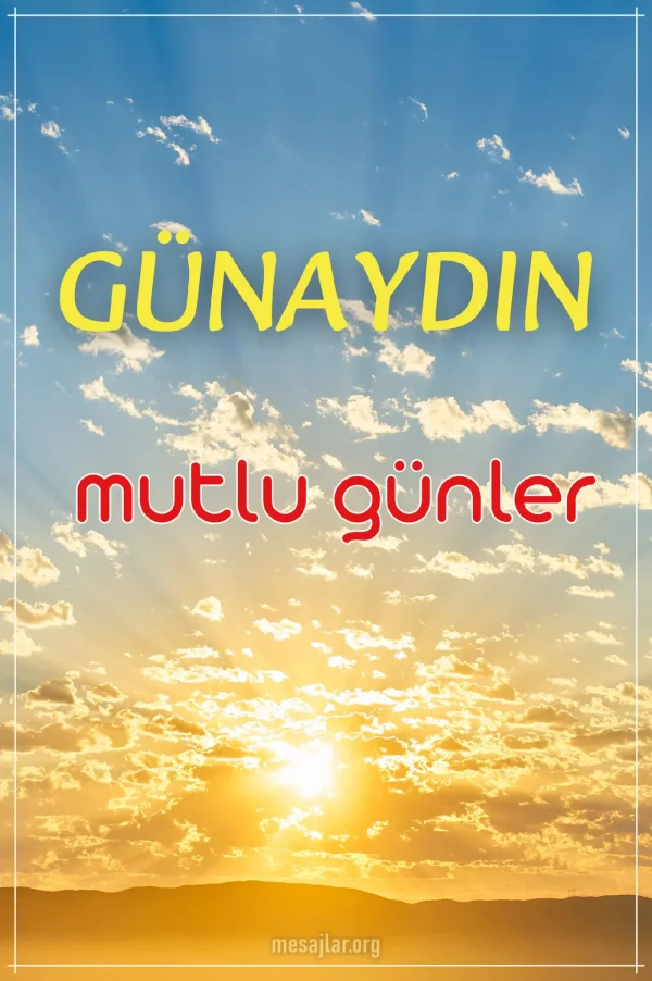resimli günaydın iyi sabahlar mesajı