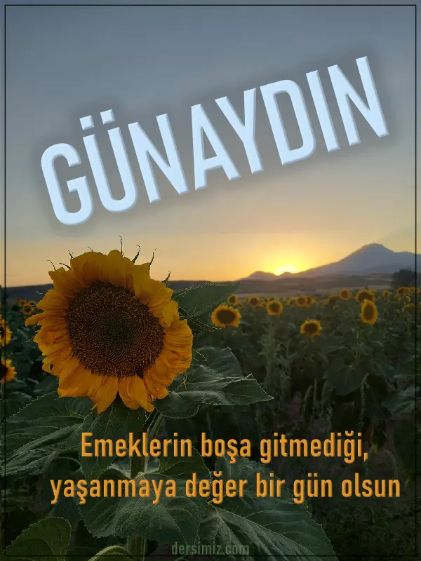 resimli günaydın iyi sabahlar mesajı