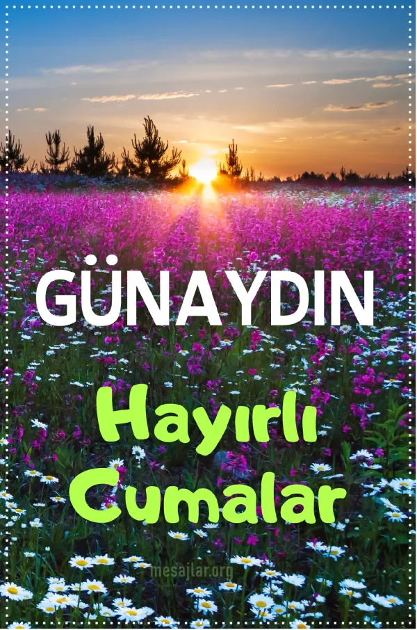 resimli günaydın hayırlı cumalar mesajı