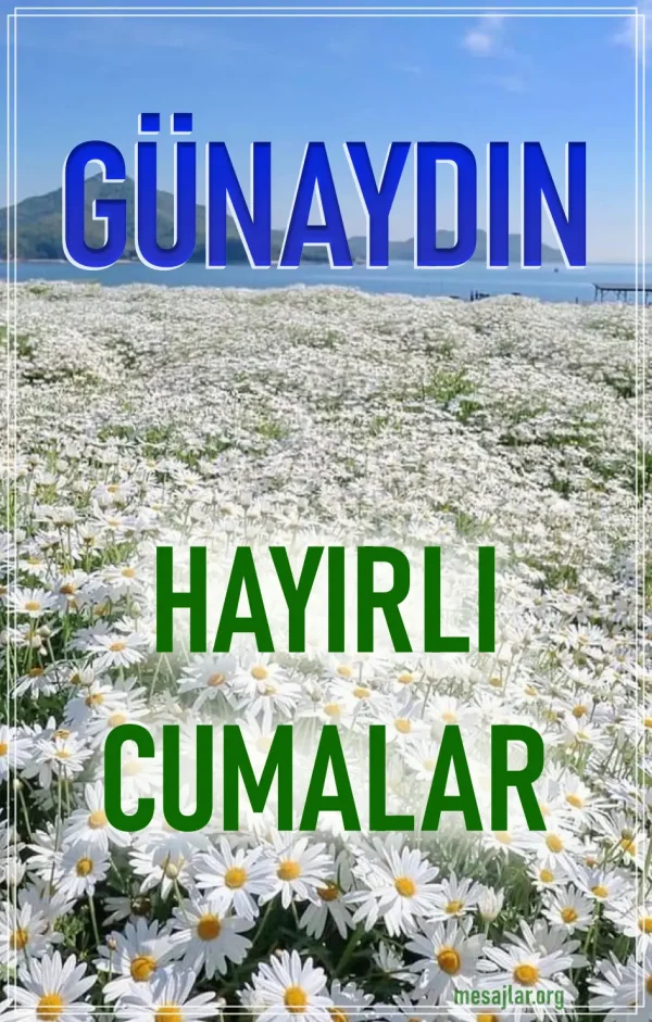 resimli günaydın hayırlı cumalar mesajı