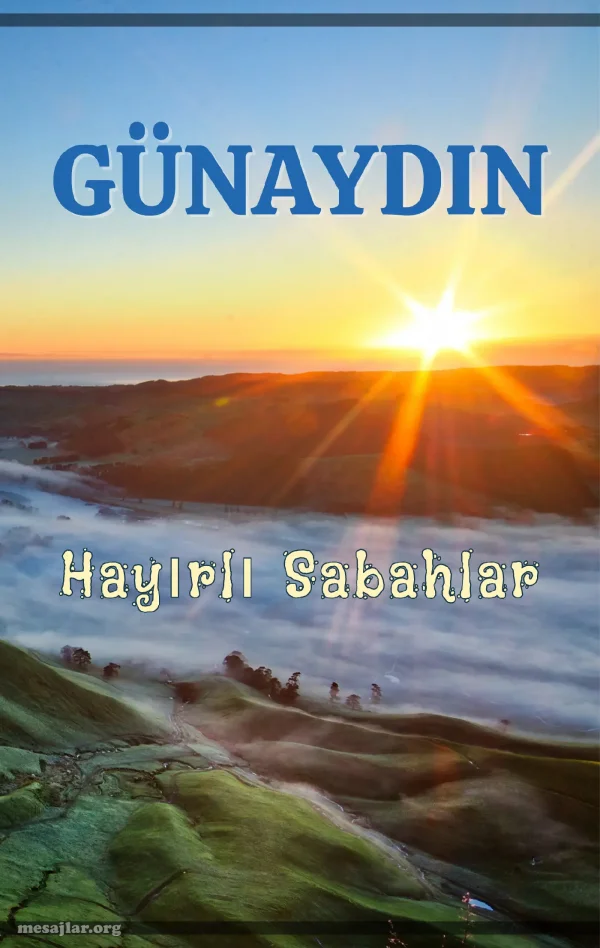 resimli günaydın iyi sabahlar mesajı