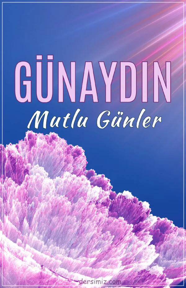 resimli günaydın iyi sabahlar mesajı