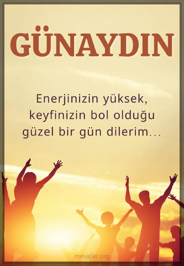 resimli günaydın iyi sabahlar mesajı