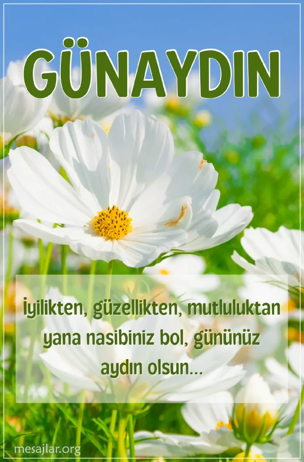 resimli günaydın iyi sabahlar mesajı
