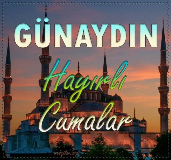 resimli günaydın hayırlı cumalar mesajı