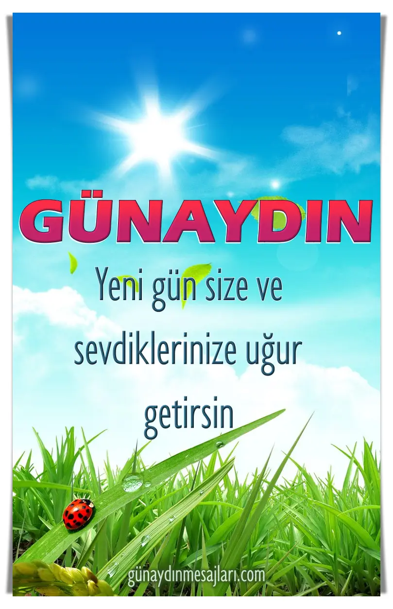 resimli günaydın iyi sabahlar mesajı
