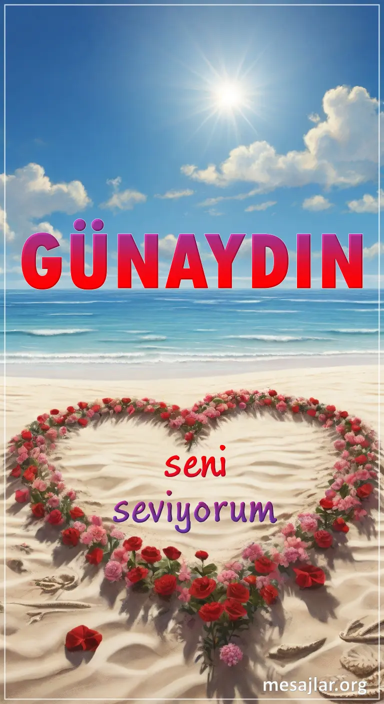 sevgiliye resimli günaydın mesajı