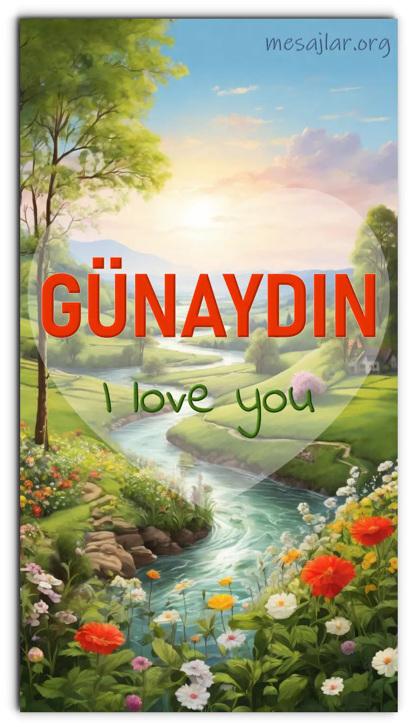 sevgiliye resimli günaydın mesajı