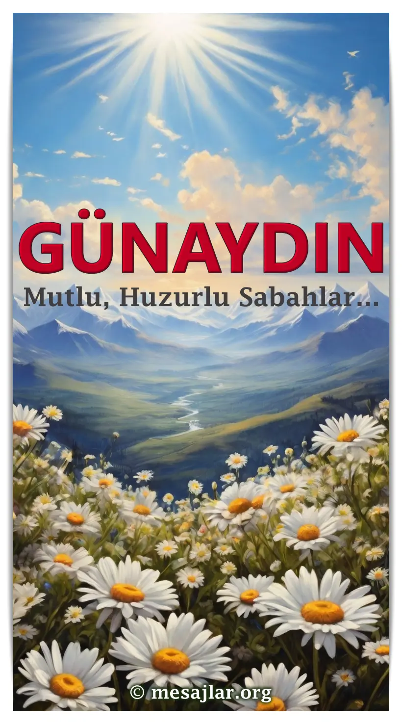 resimli günaydın iyi sabahlar mesajı