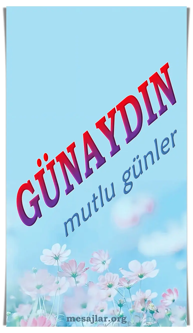 resimli günaydın iyi sabahlar mesajı