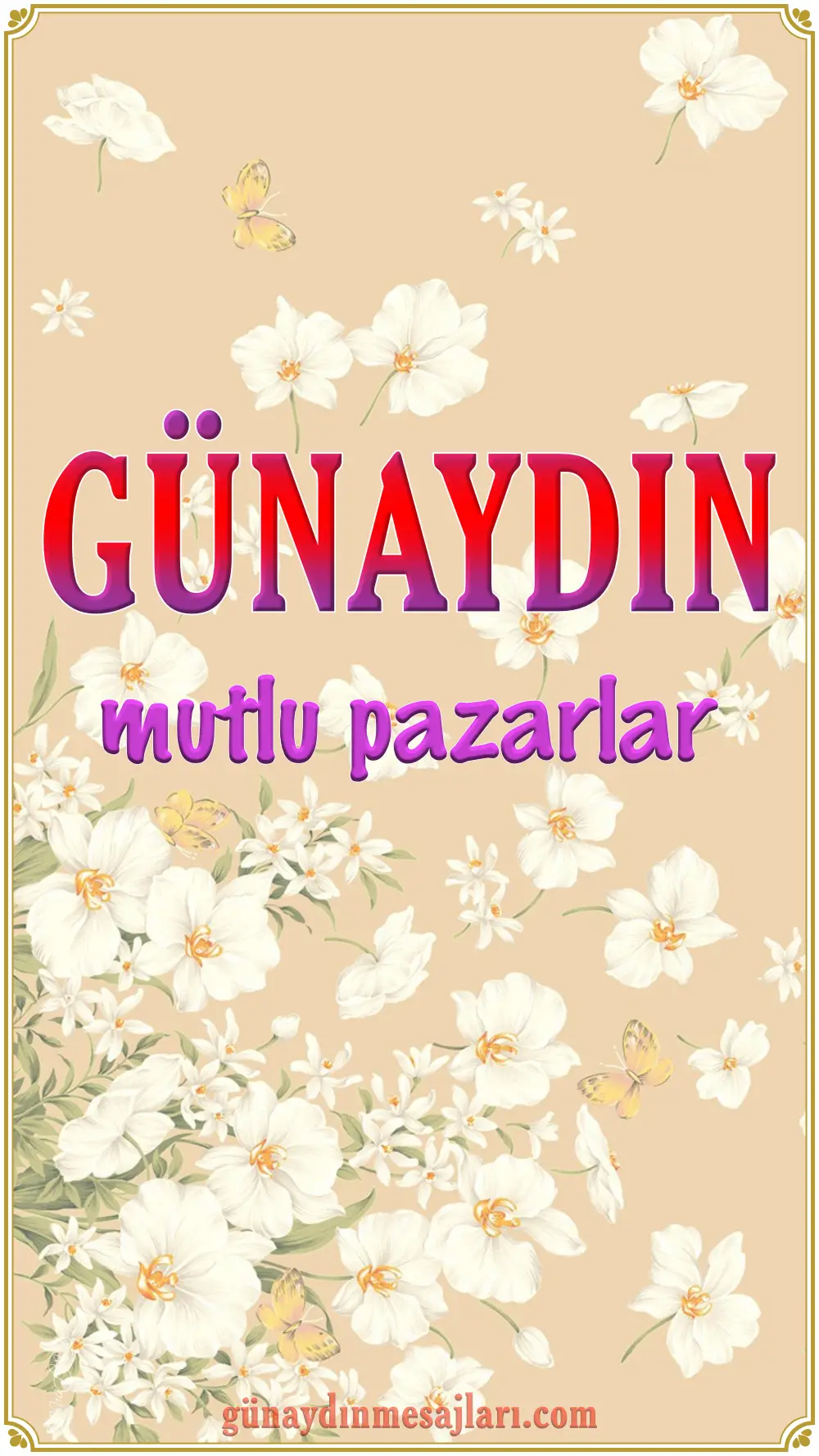 resimli pazar günü günaydın mesajı