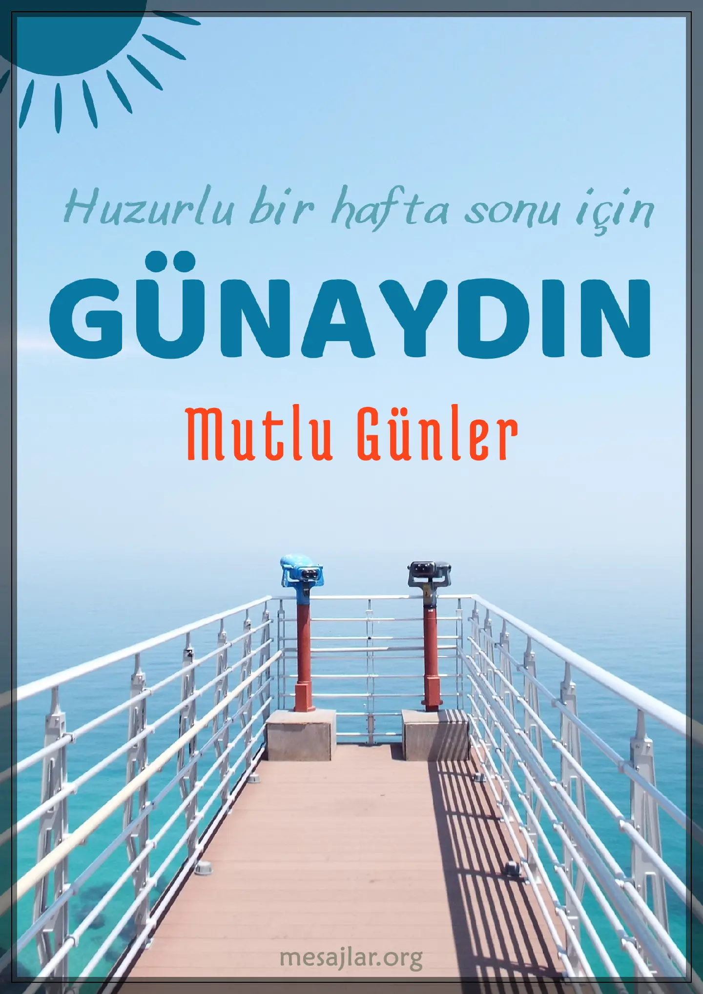 hafta sonu için resimli günaydın iyi sabahlar mesajı