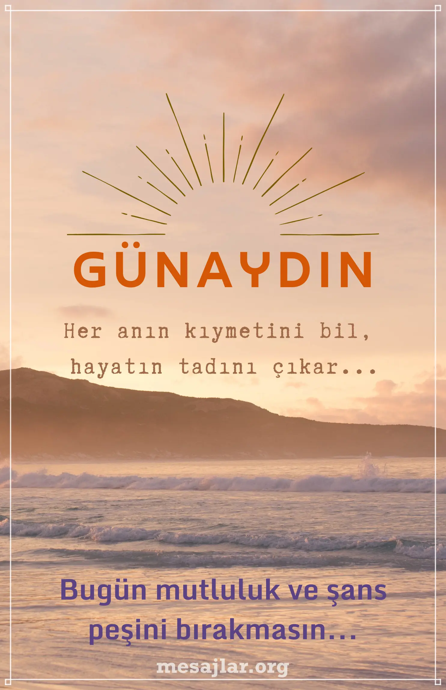 resimli günaydın iyi sabahlar mesajı