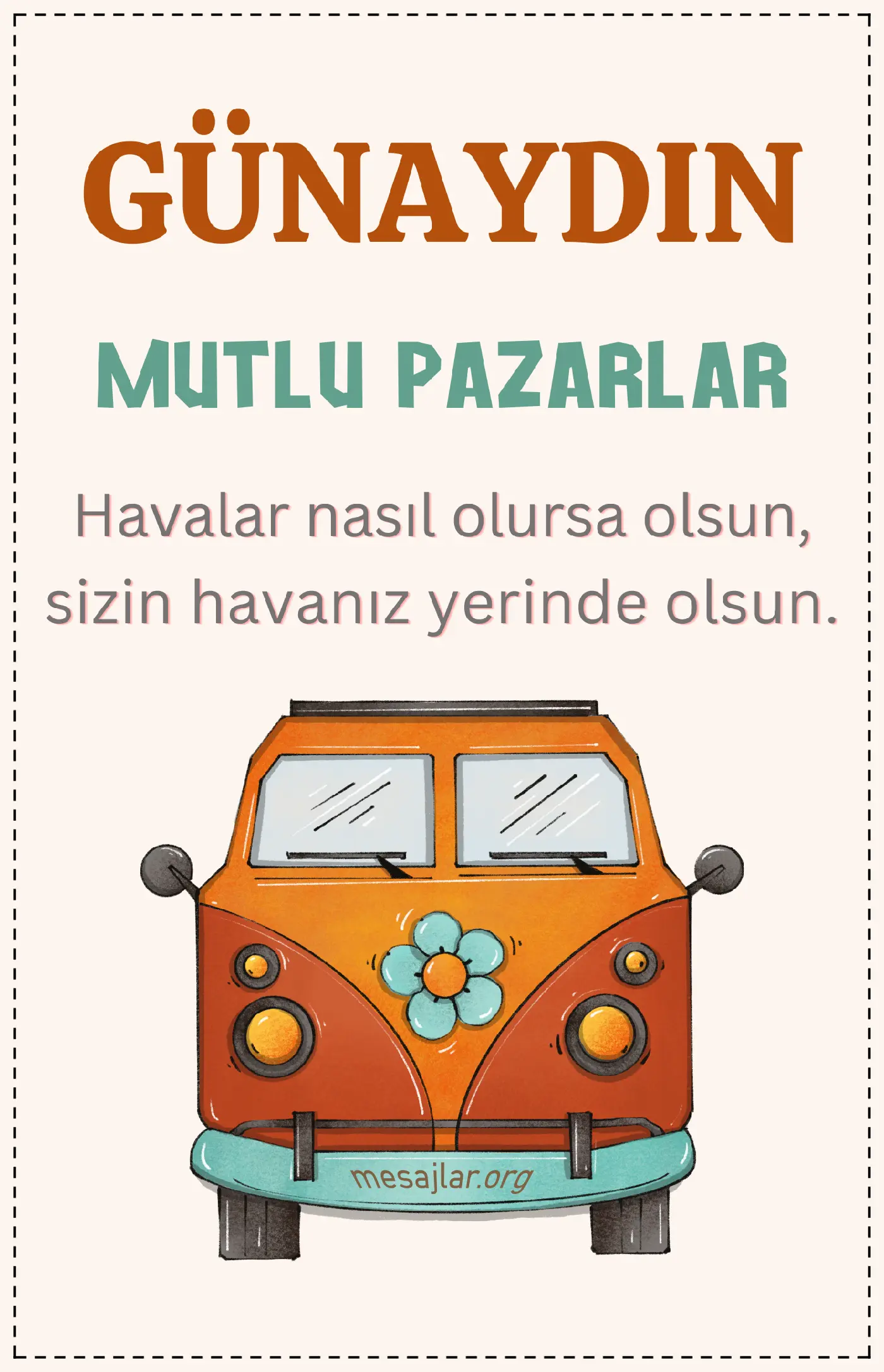 pazar günü resimli günaydın mesajı