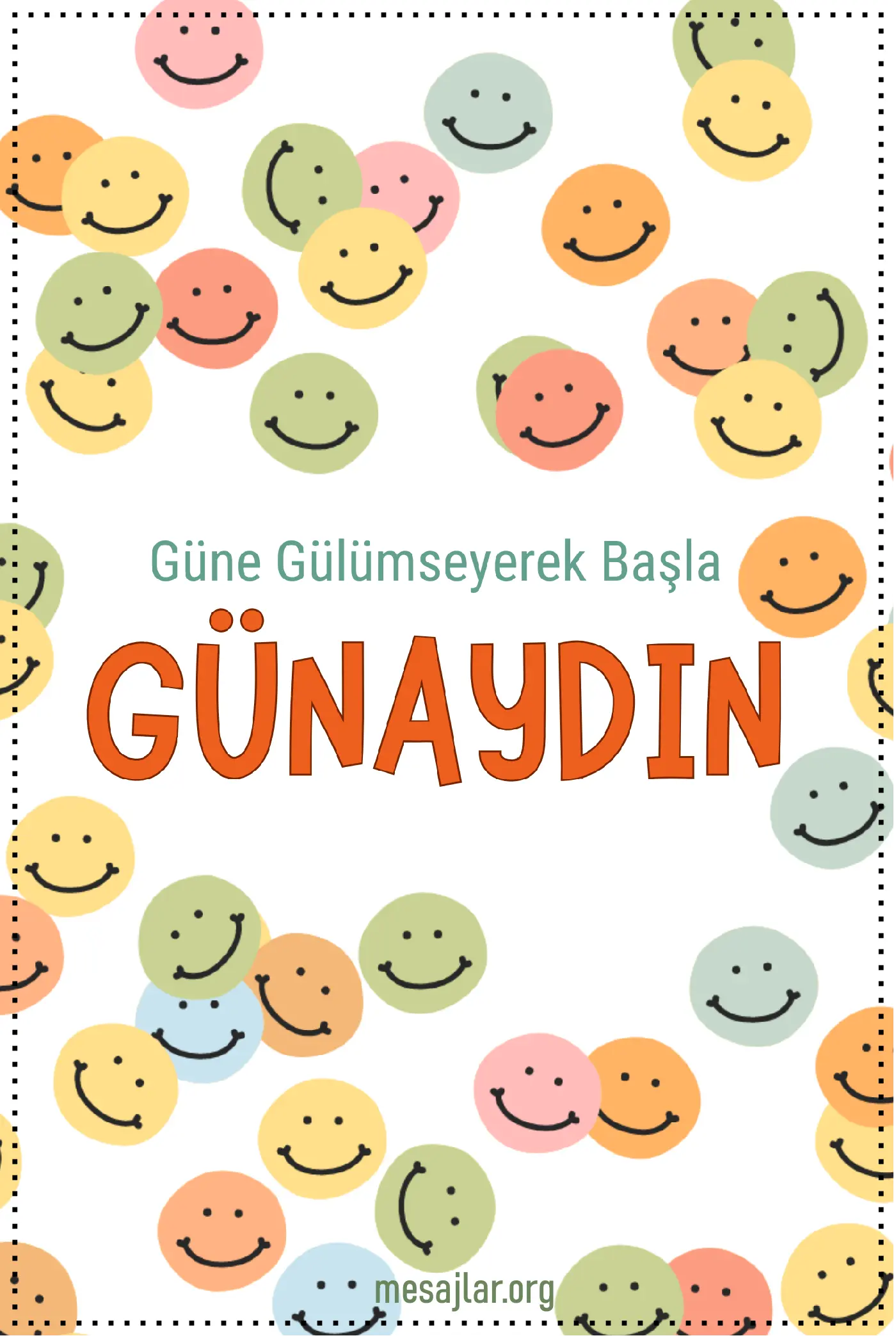 Resimli Günaydın Mutlu Sabahlar Mesajı