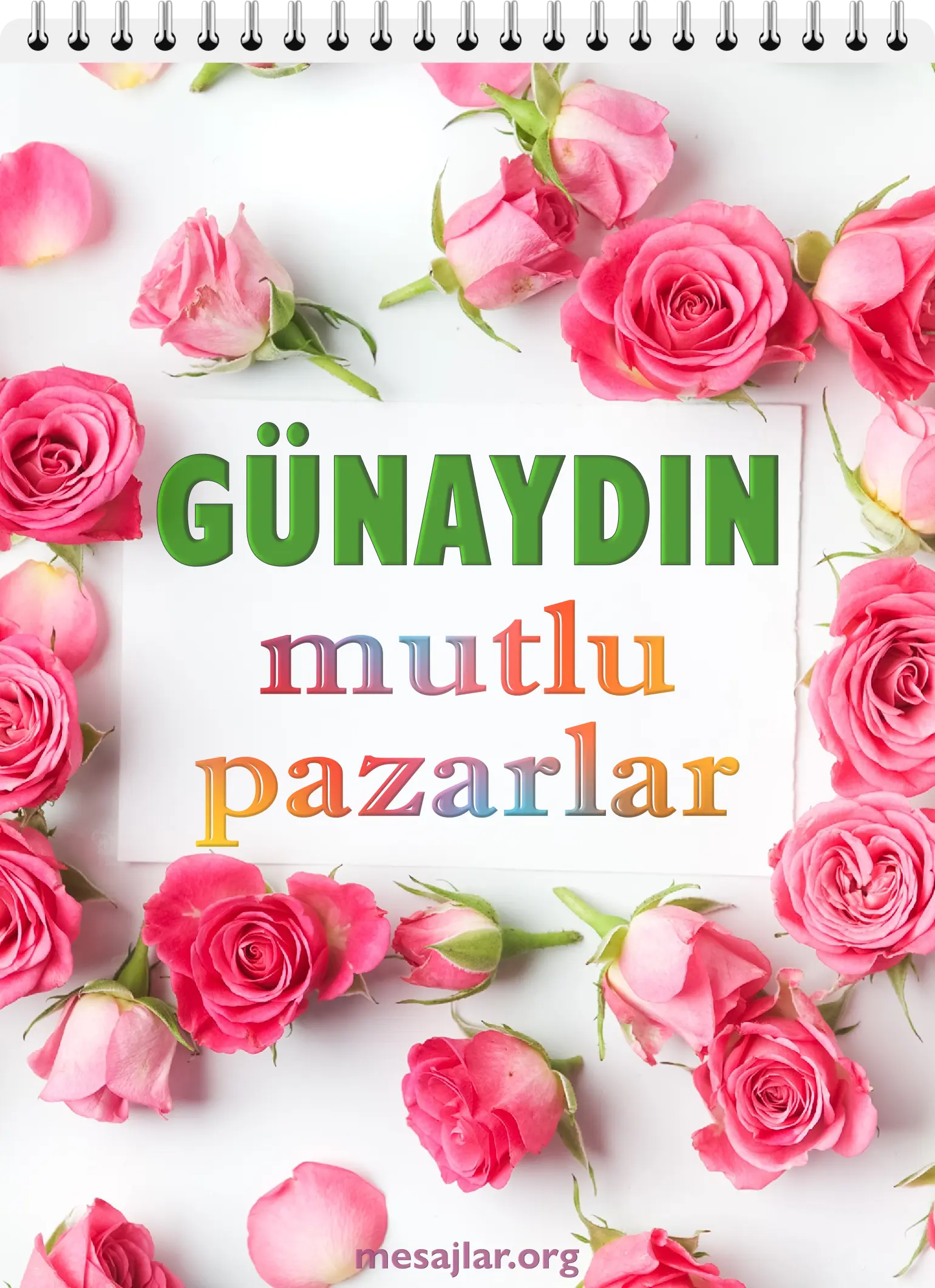 pazar günü resimli günaydın mesajı