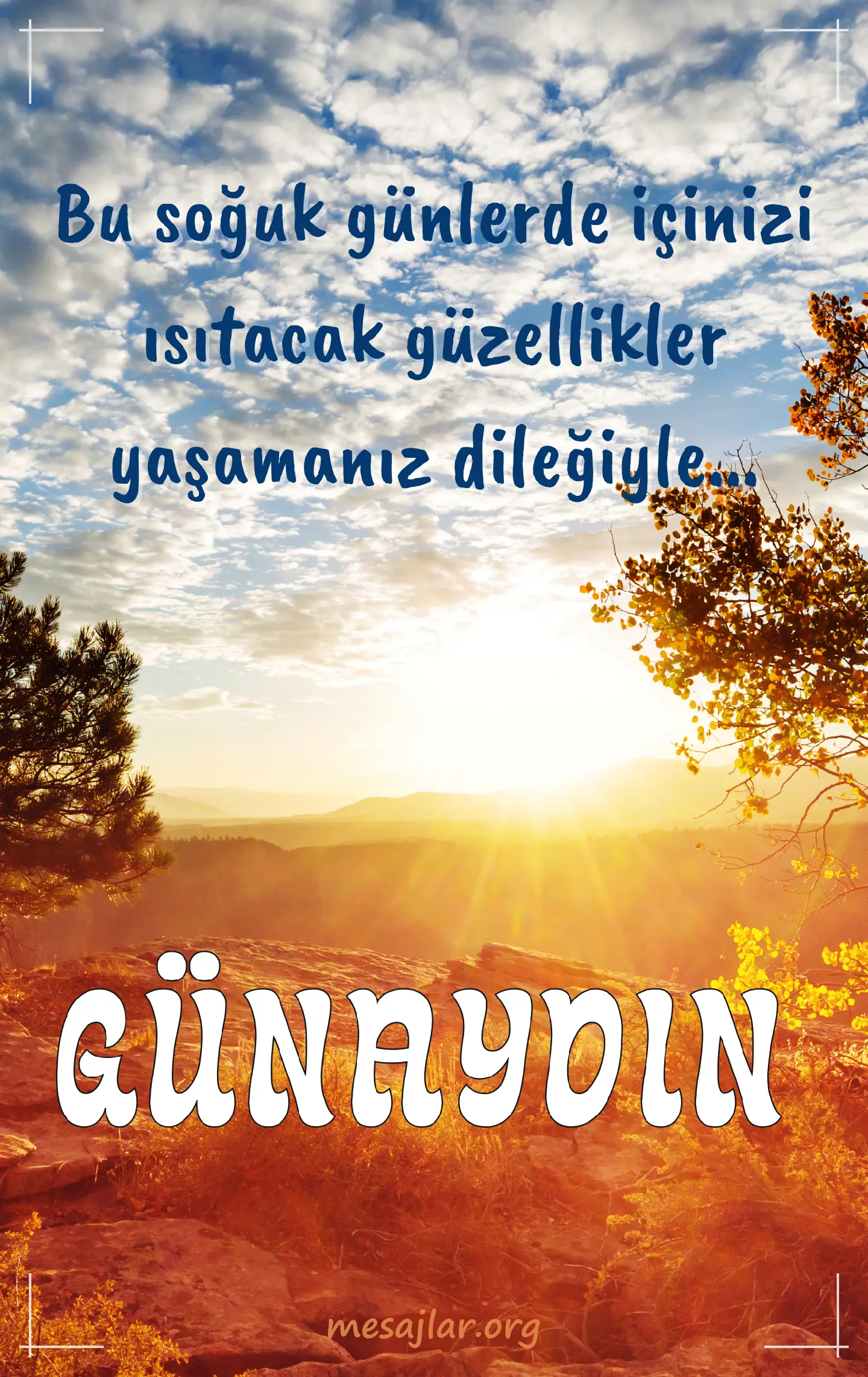 resimli günaydın iyi sabahlar mesajı