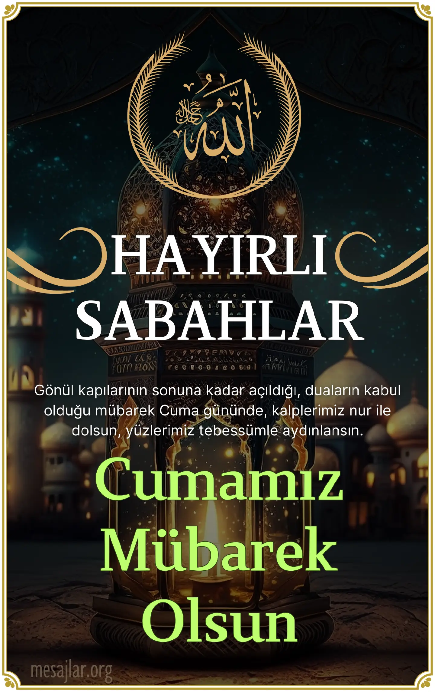resimli günaydın hayırlı sabahlar mesajı