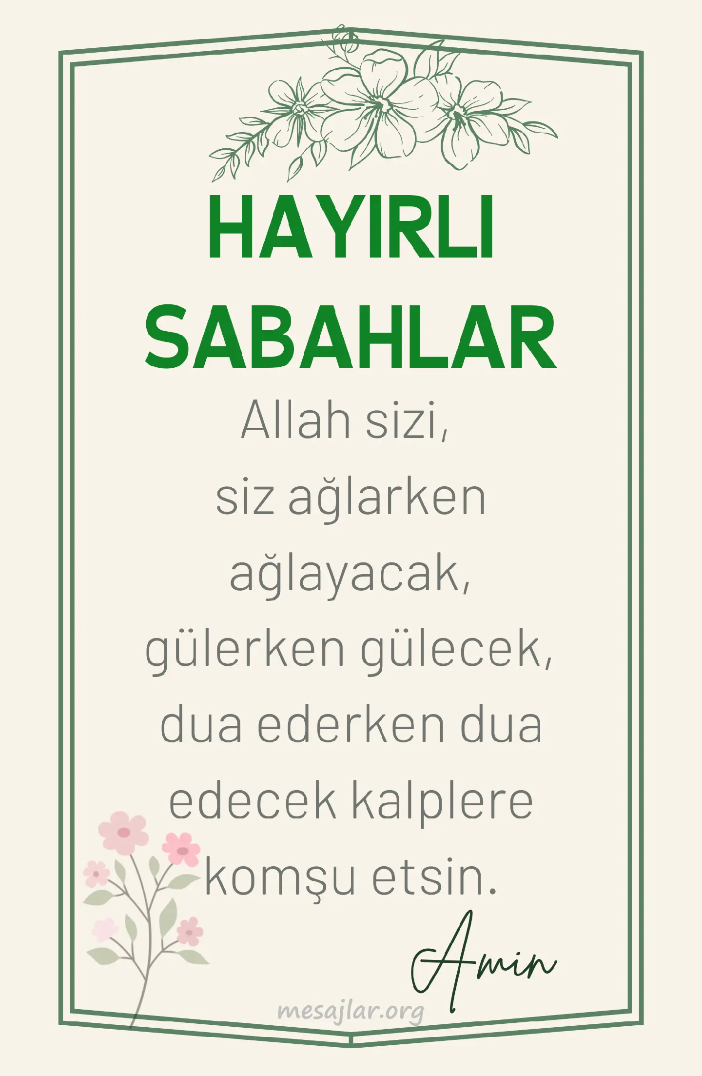 İslami dini resimli günaydın mesajı