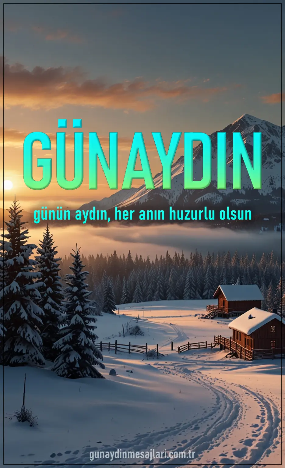 resimli günaydın iyi sabahlar mesajı