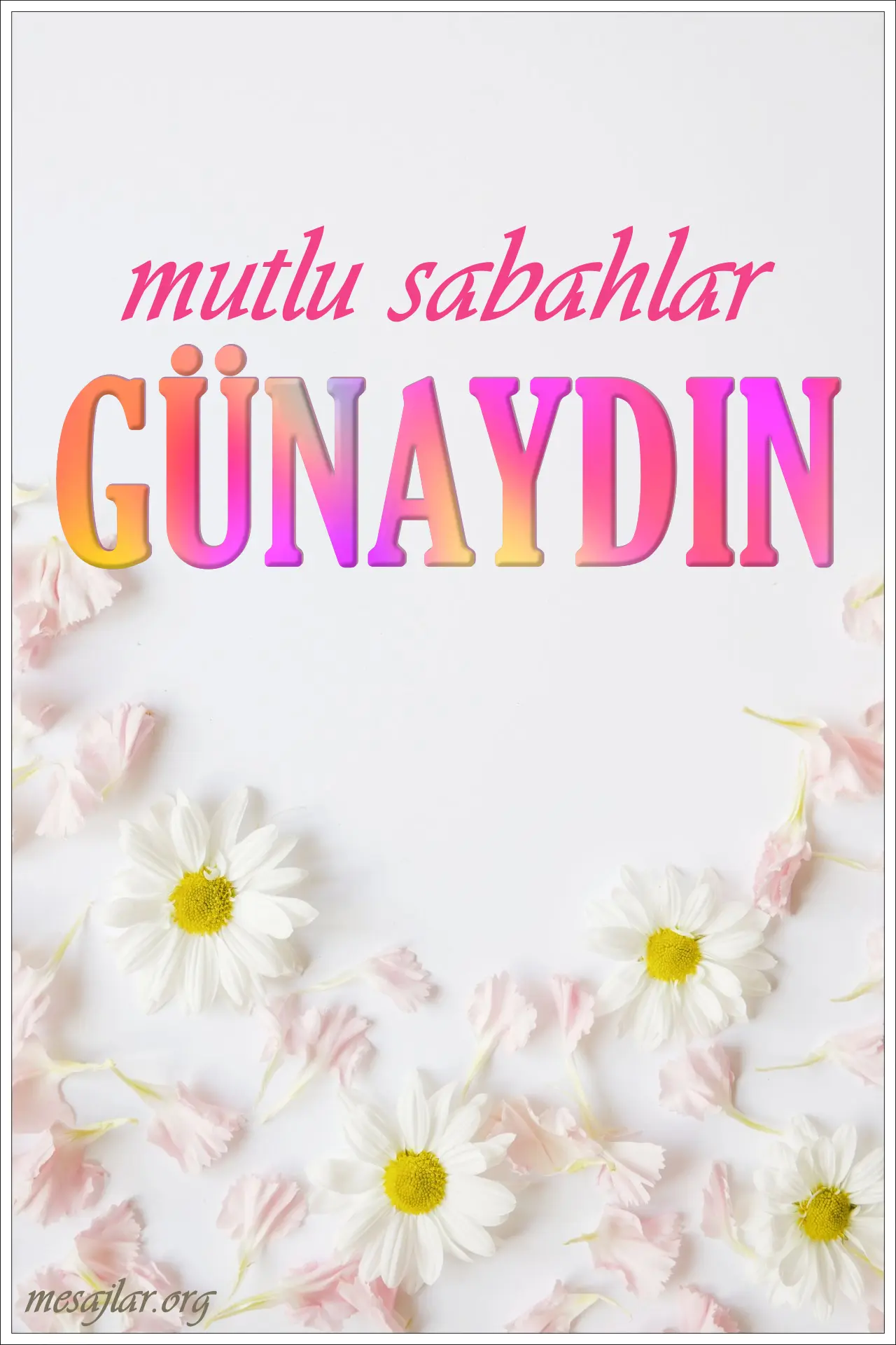 resimli günaydın iyi sabahlar mesajı