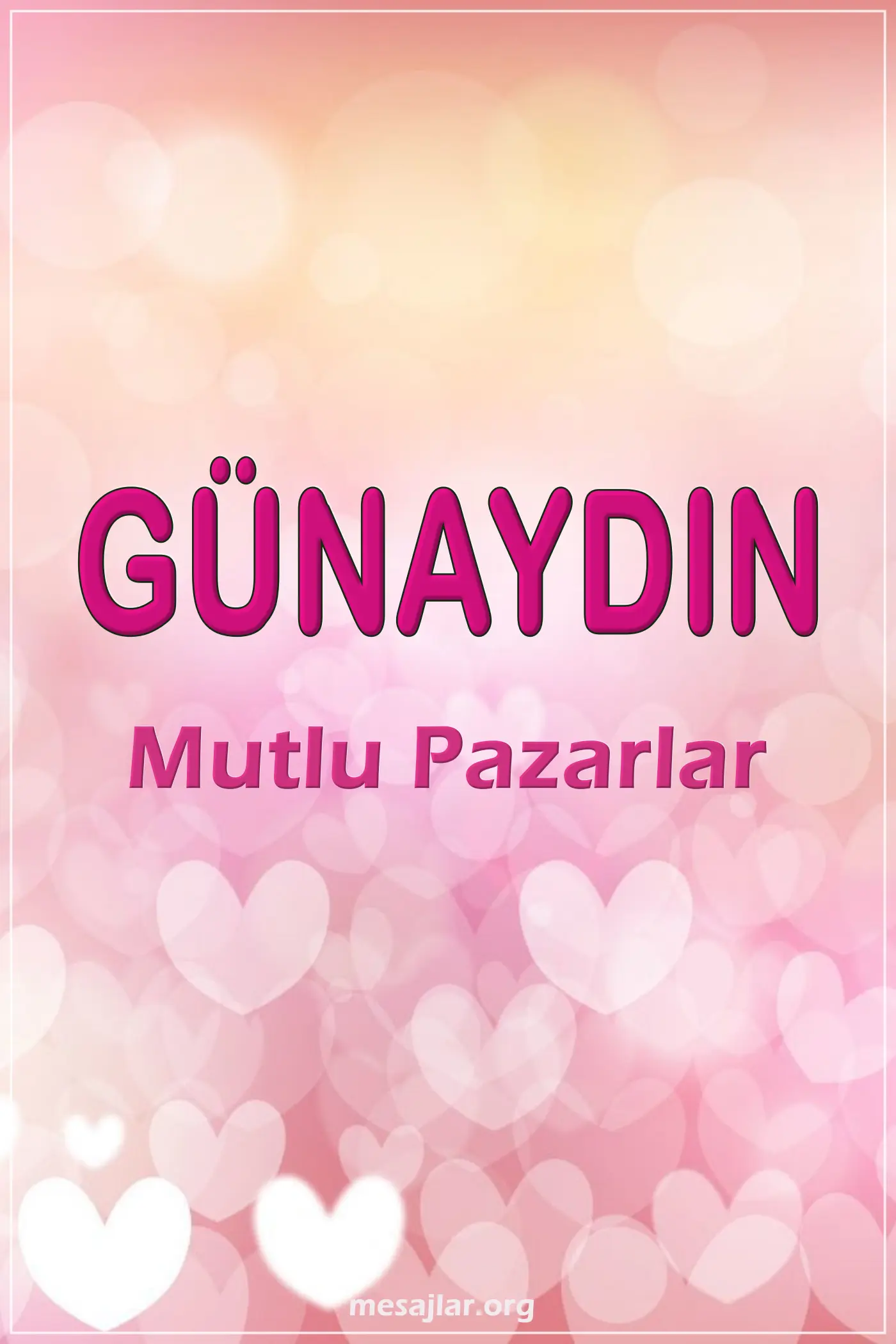 resimli günaydın mutlu pazarlar mesajı