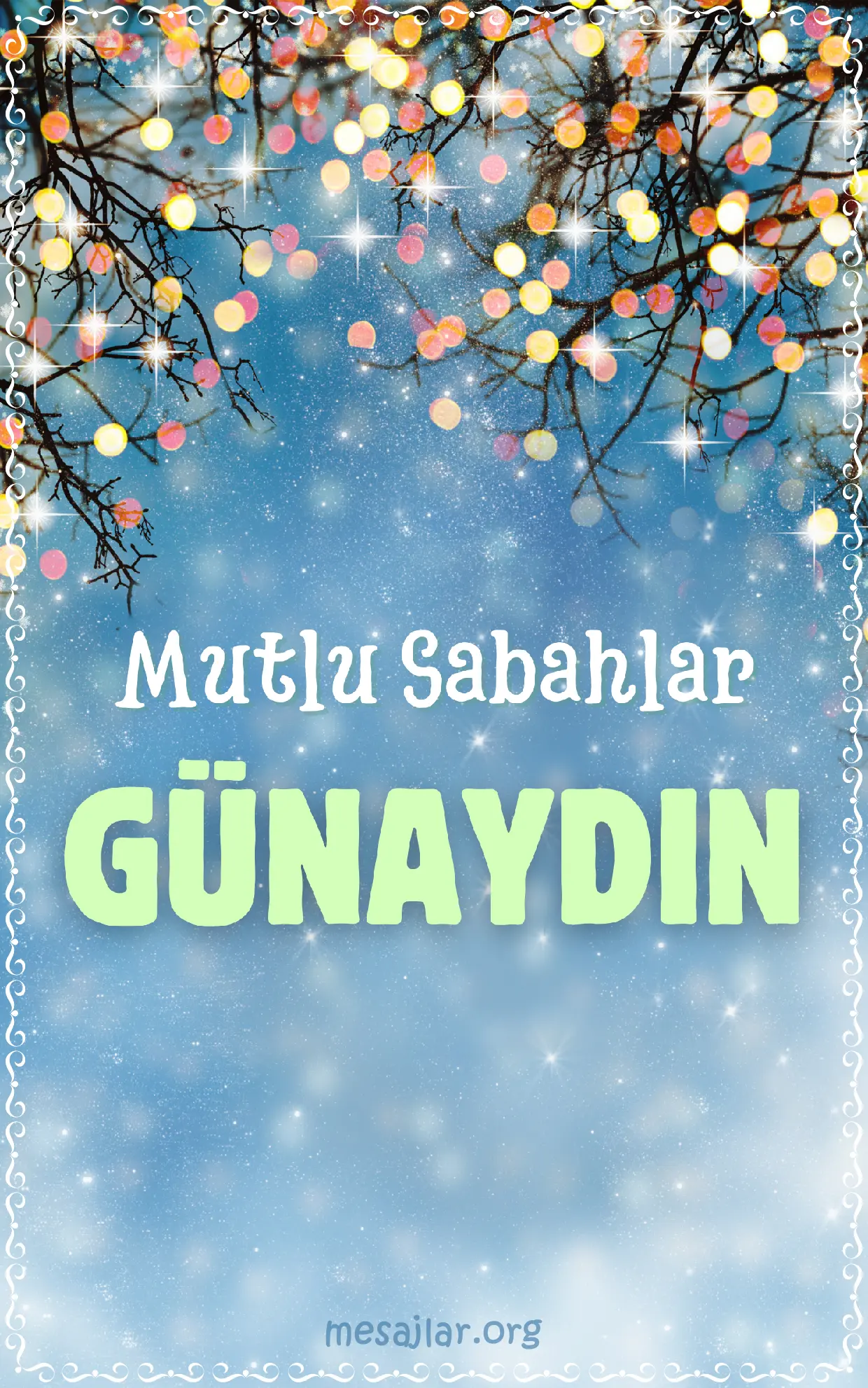 resimli günaydın mutlu sabahlar mesajı