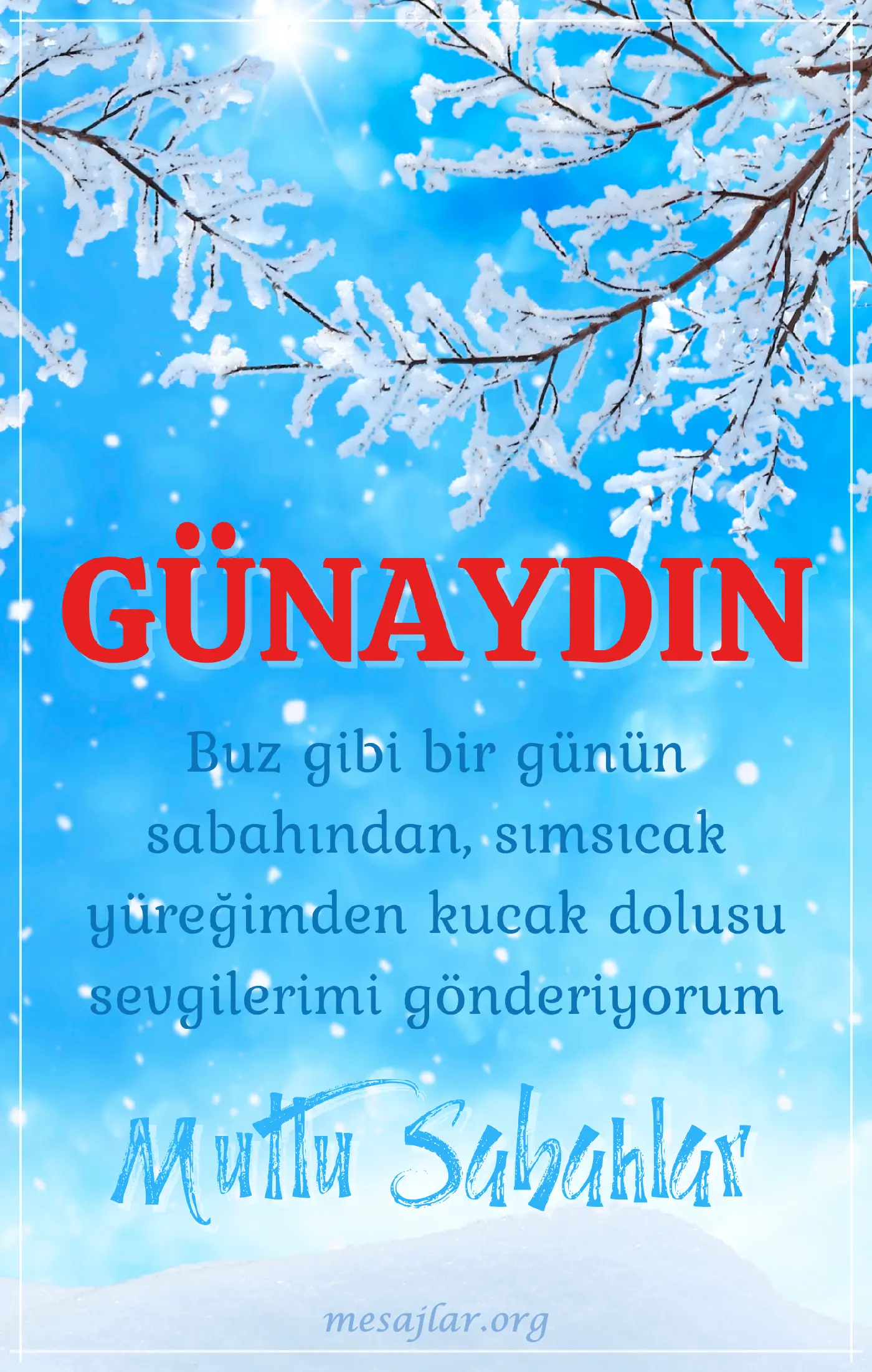 resimli günaydın iyi sabahlar mesajı