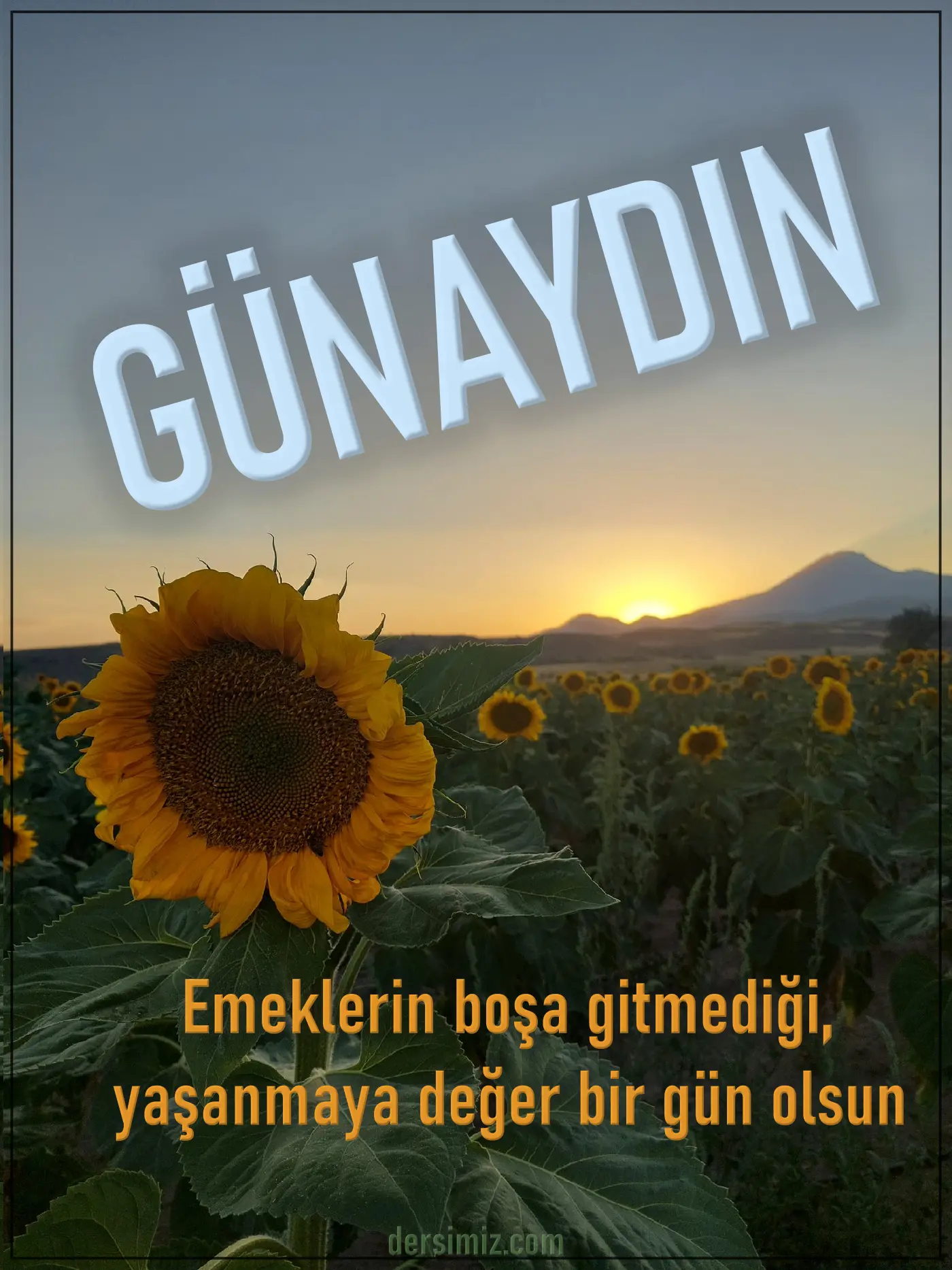 resimli günaydın iyi sabahlar mesajı