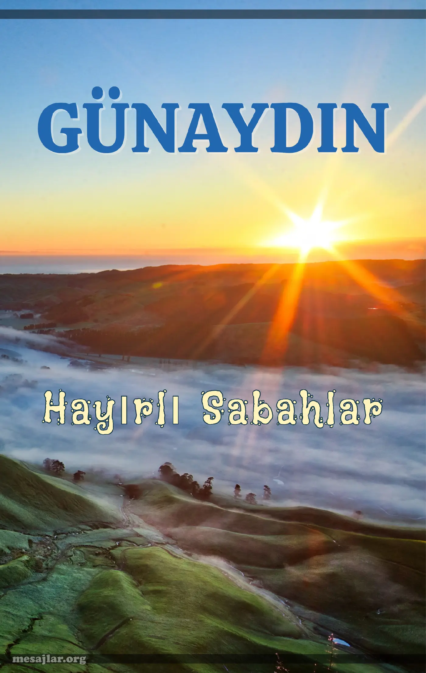 resimli günaydın iyi sabahlar mesajı