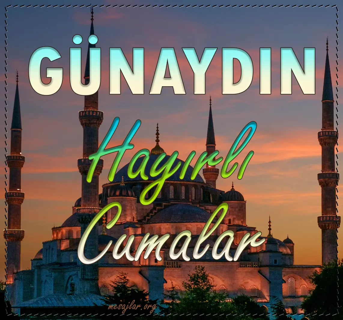resimli günaydın hayırlı cumalar mesajı