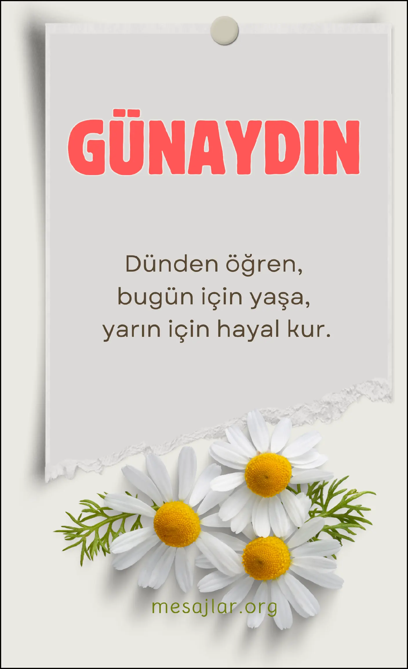 resimli güzel sözlü günaydın mesajı