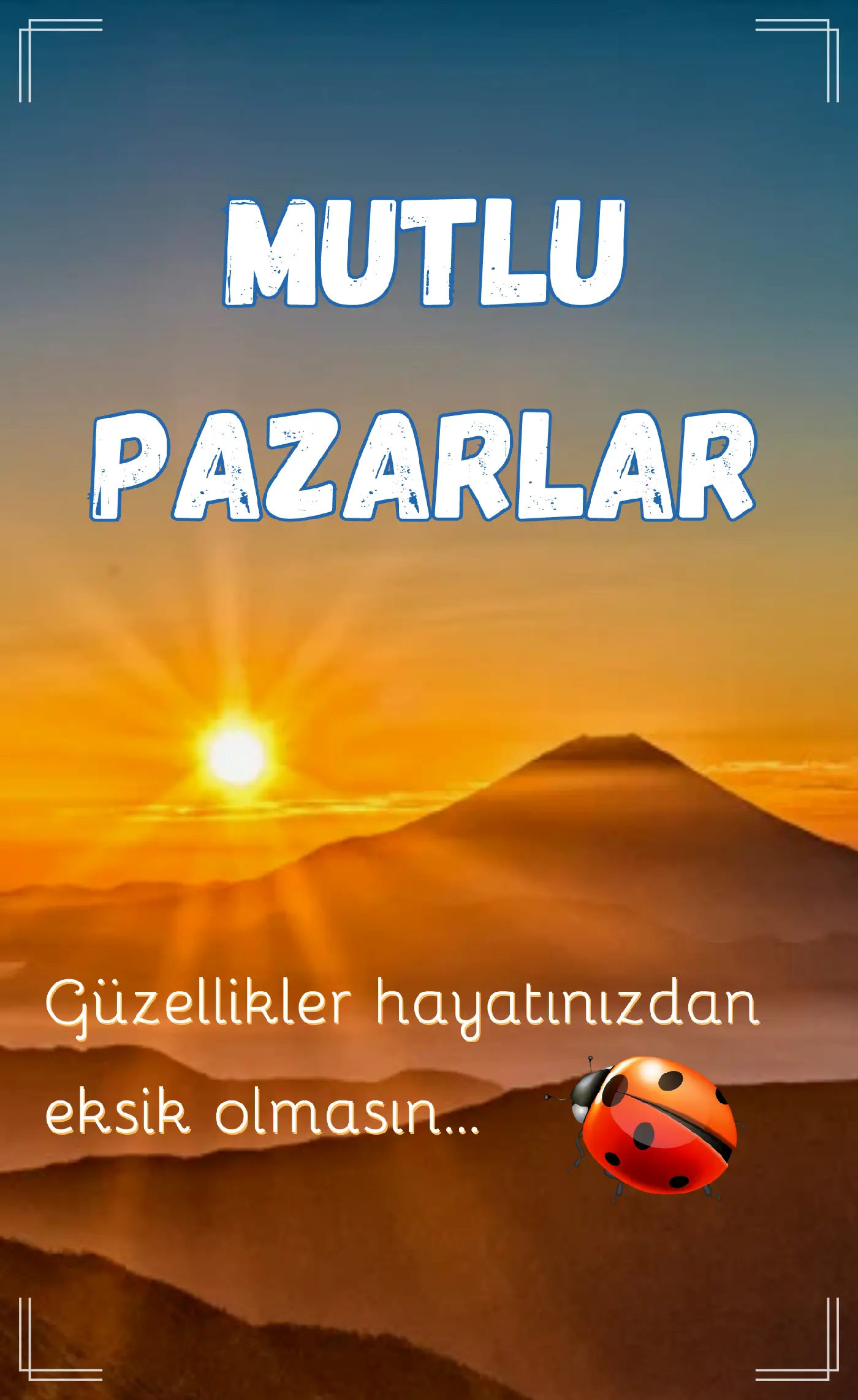 Mutlu pazarlar resimli günaydın mesajı