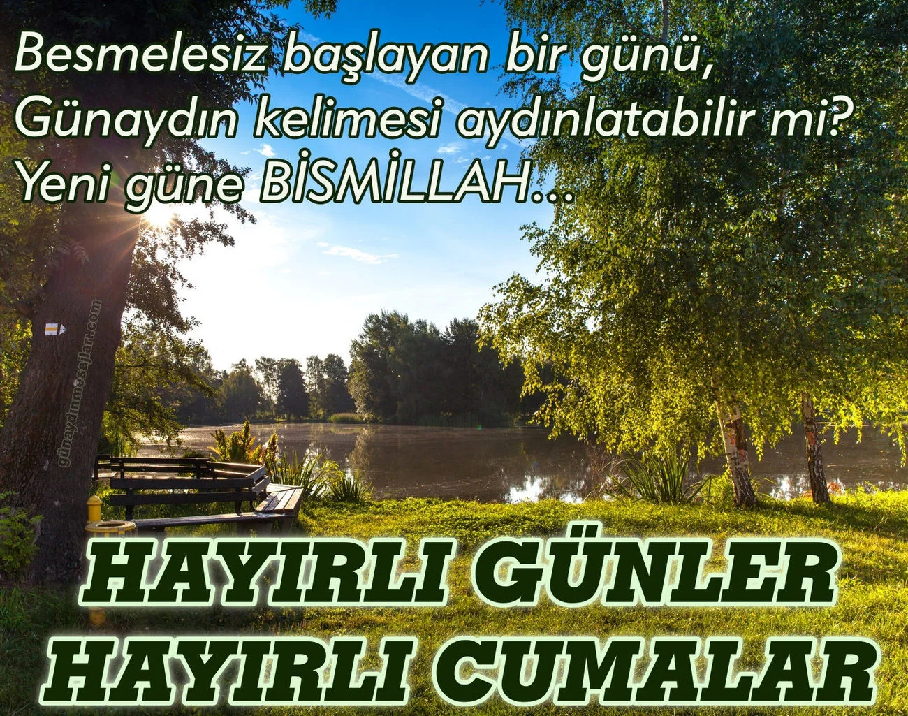 Hayırlı günler resimli hayırlı cumalar mesajı
