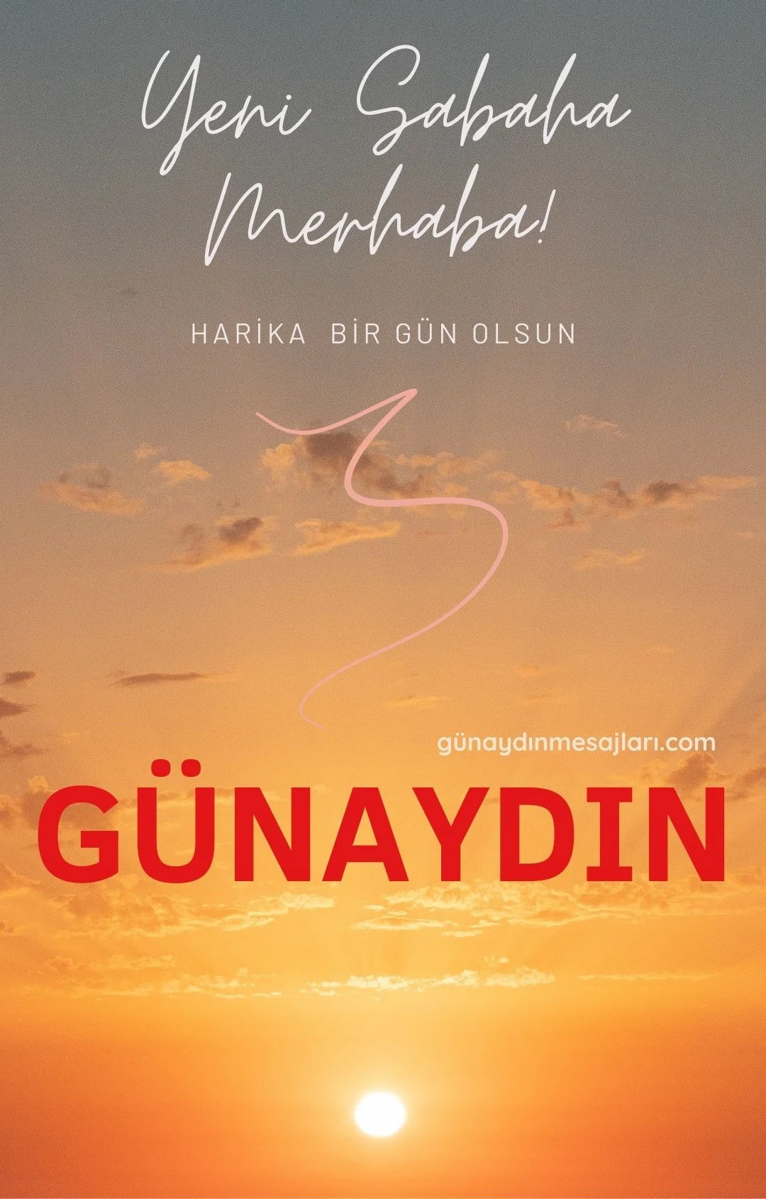 harika bir gün olsun resimli günaydın mesajı