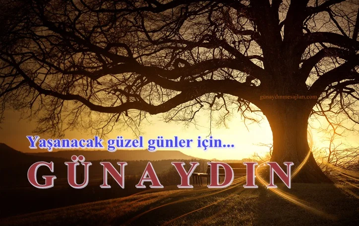 resimli günaydın iyi sabahlar mesajı